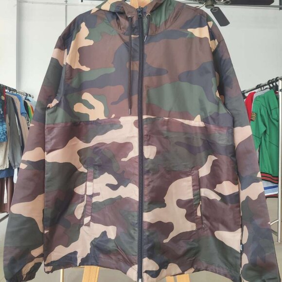 Beautiful Giant Other - Camo Hooded Lightweight Windbreaker